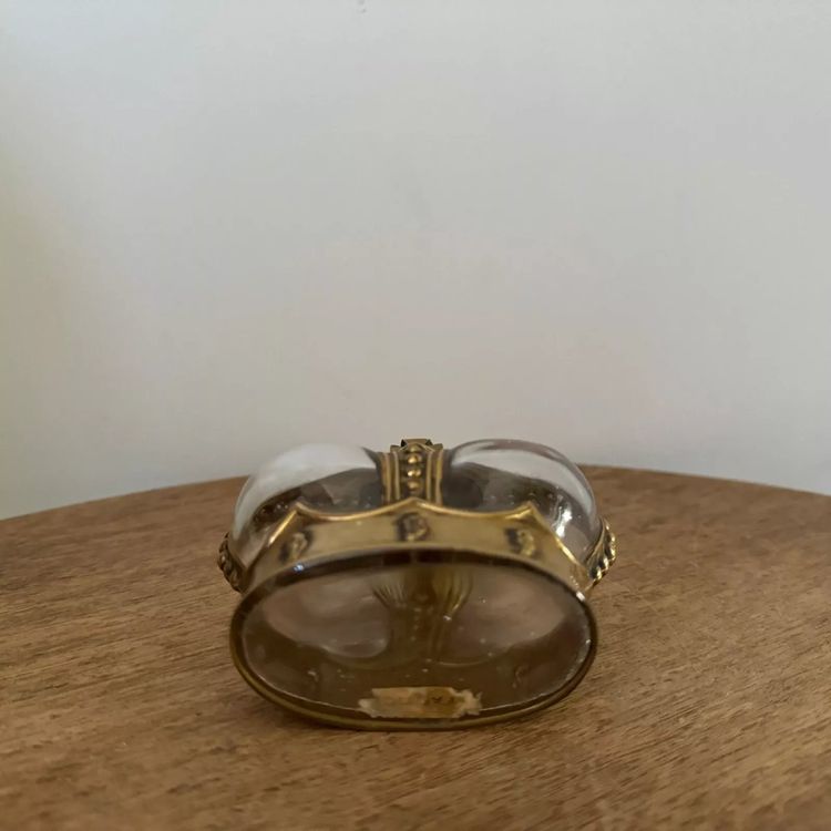 Prince of Matchabelli bottle in bronze and glassware