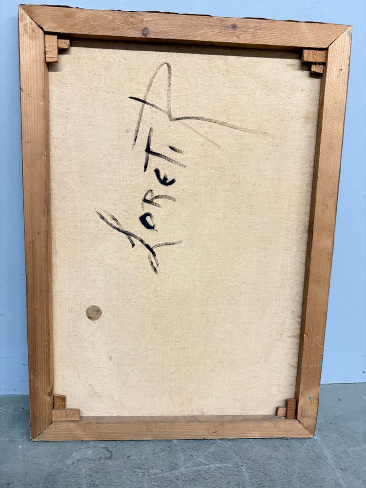 Oil on canvas depicting still life and game 20th century, 70x51 cm, signed
