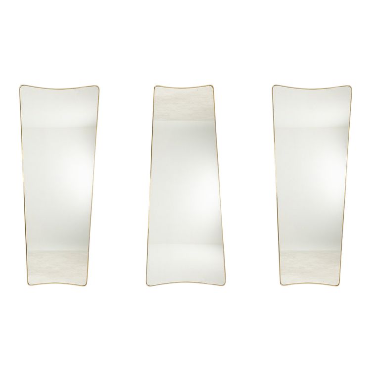 Série de 3 miroirs asymétriques. Style années 1950. LS60942509P