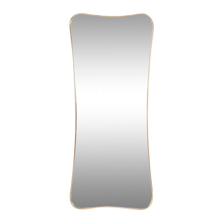 Mirror set with a gilded brass rod. 1970s. LS6259459H