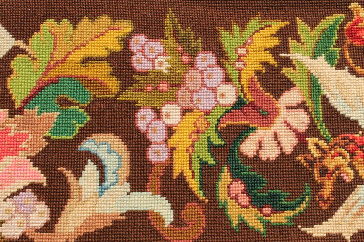 Tapestry valance with griffins, bunches of grapes and flowers in the Renaissance style