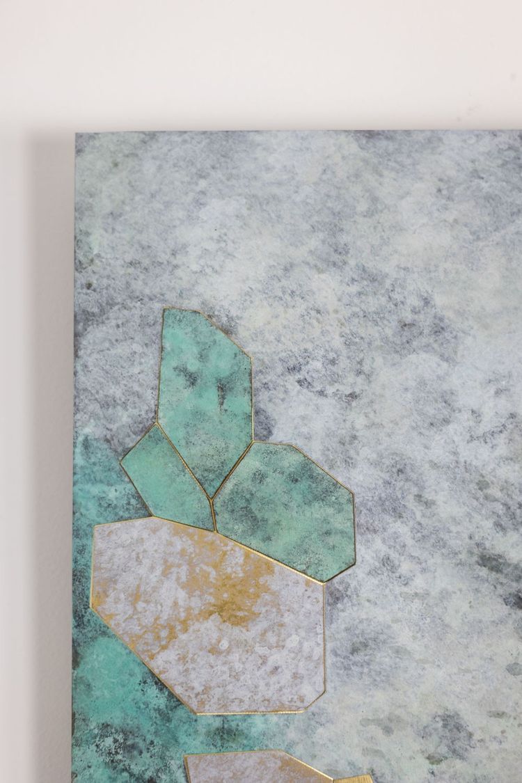 Decorative panel entitled “Fragmentations – VIII”. Work of an artisan. LS63772109/2