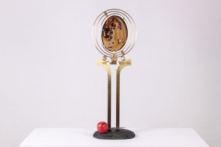 Armillary lamp model "Delamarche". Work of art craftsmanship. LS63813309M