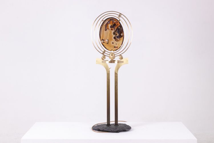 Armillary lamp model "Delamarche". Work of art craftsmanship. LS63813309M
