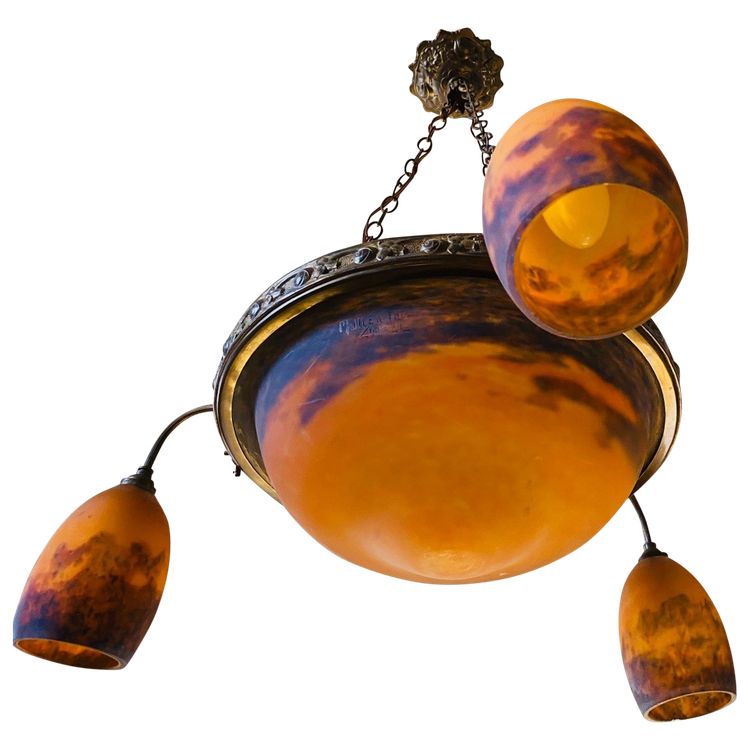 Art-Deco-Kronleuchter Muller Frères Lunéville