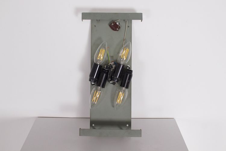 Brutalist wall light