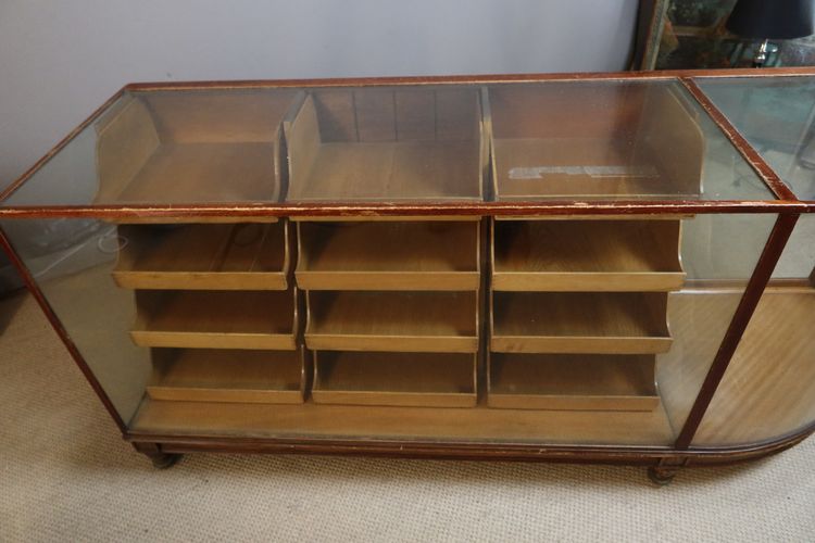 12-drawer store display case