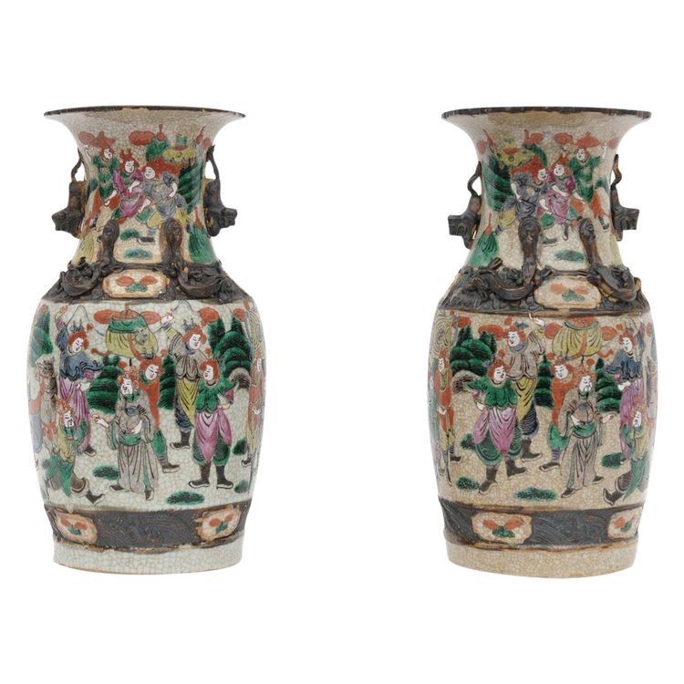 Paire de vases canton