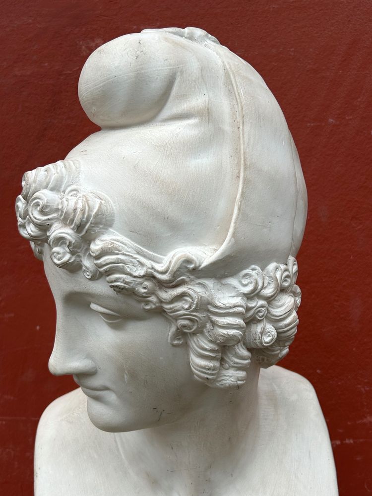 Busto di Paride da Canova (1757-1822) Scultura in gesso XX secolo 