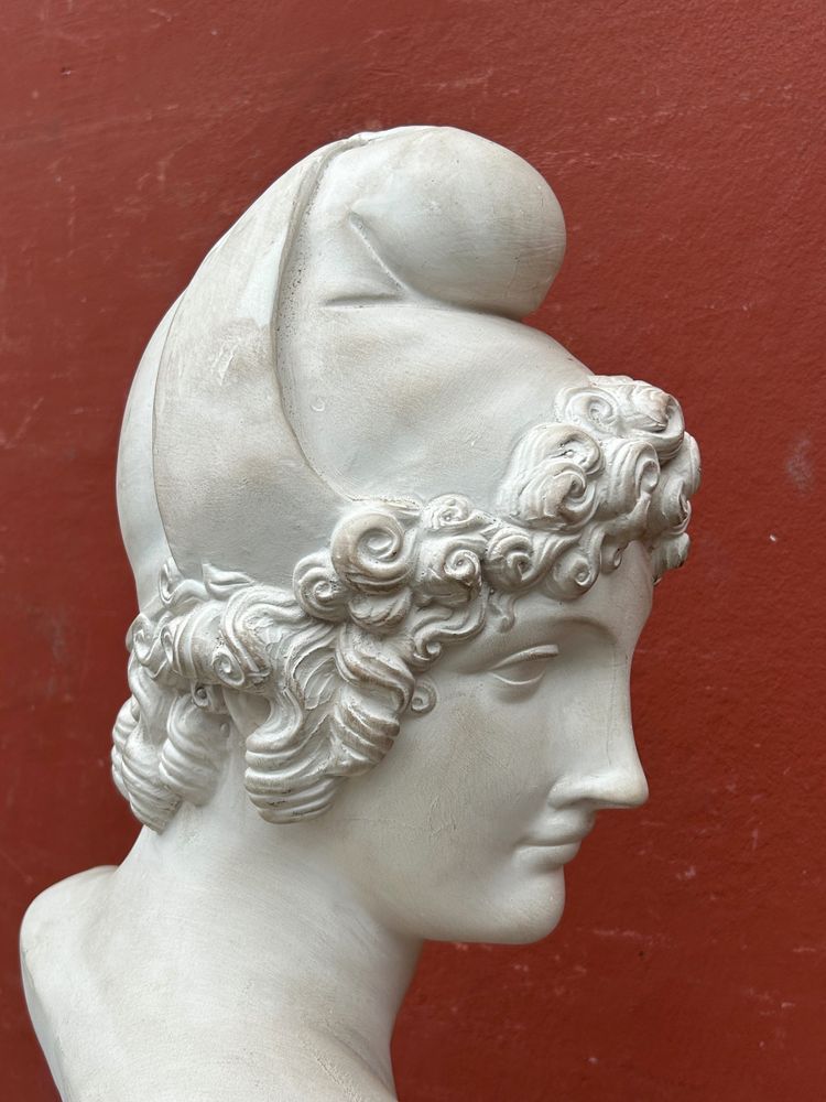 Busto di Paride da Canova (1757-1822) Scultura in gesso XX secolo 