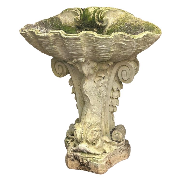 Louis XV Style Wall Fountain in Reconstituted Stone, Early 20th Century