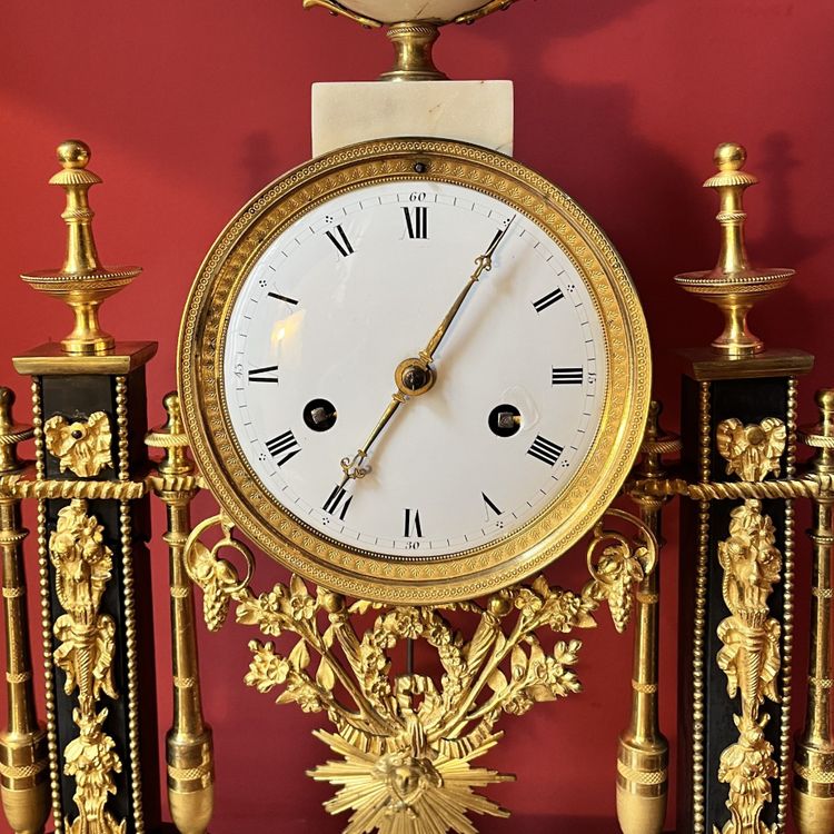 Portico clock, late 18th century