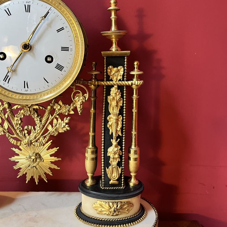 Portico clock, late 18th century