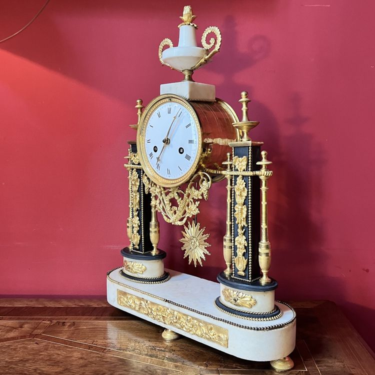 Portico clock, late 18th century