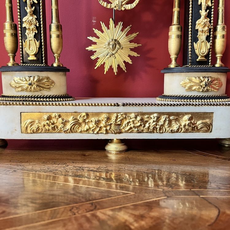 Portico clock, late 18th century