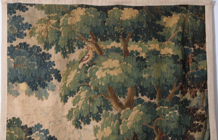  Verde con uccelli, arazzo di Aubusson, fine XVII-inizio XVIII secolo