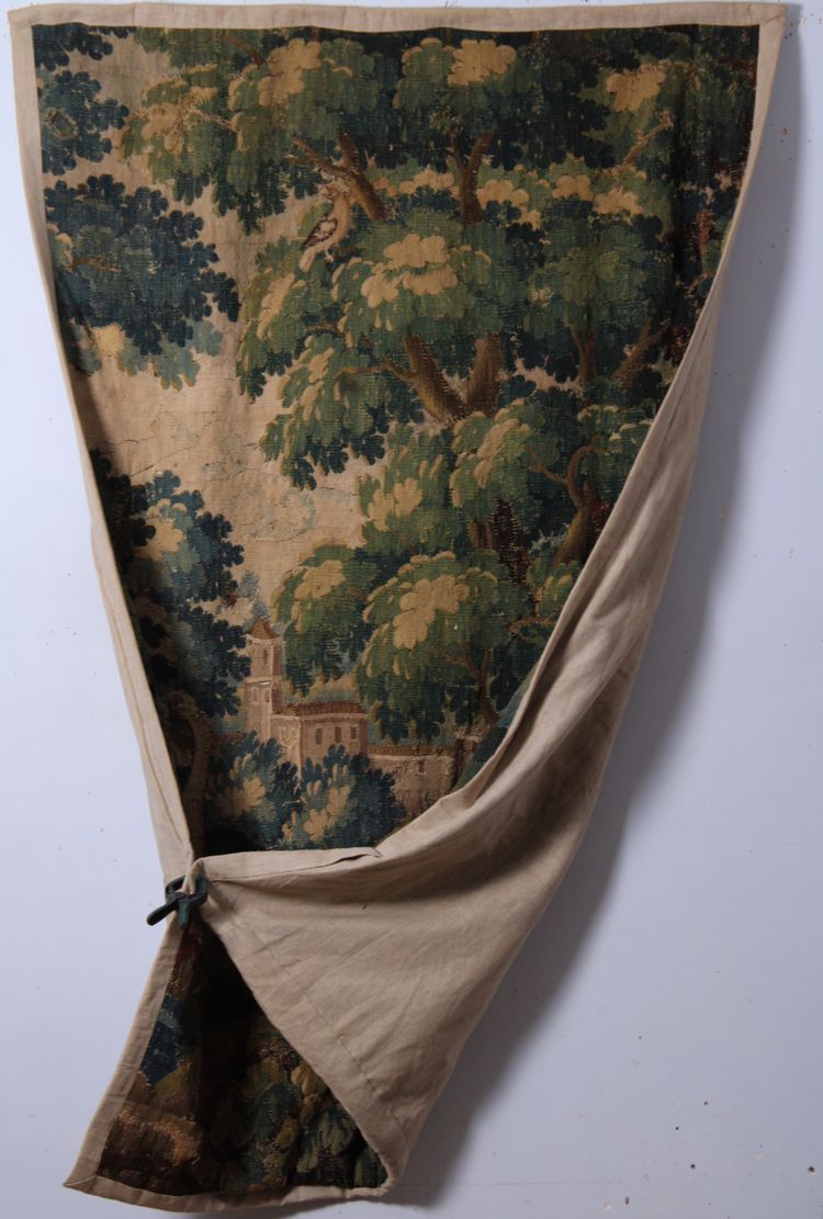  Verde con uccelli, arazzo di Aubusson, fine XVII-inizio XVIII secolo