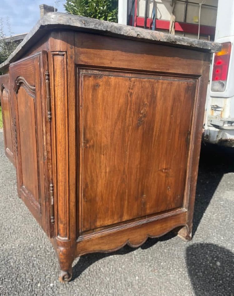 Louis XV Period Sideboard in Oak and Fir