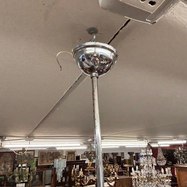 Space age chandelier 70s Modernism. Height 74. Diameter cm 20