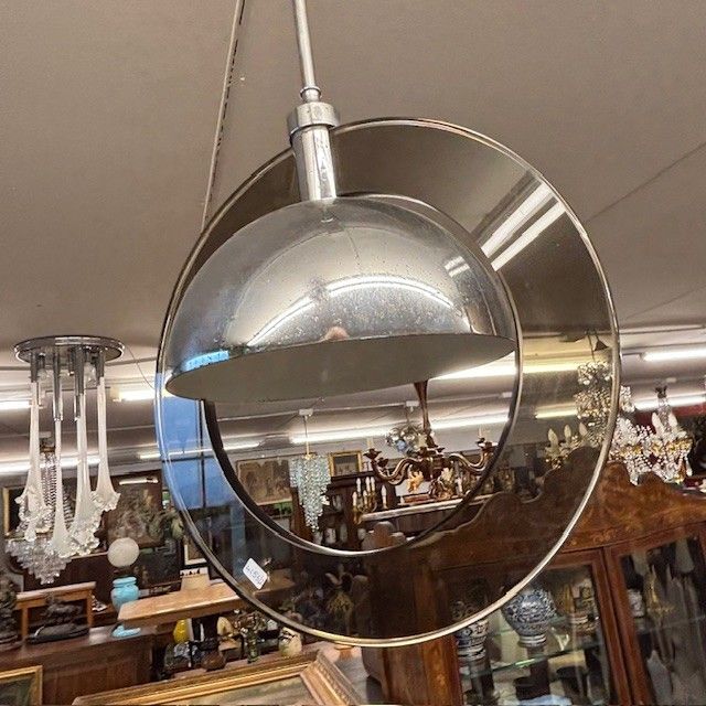 Space age chandelier 70s Modernism. Height 74. Diameter cm 20