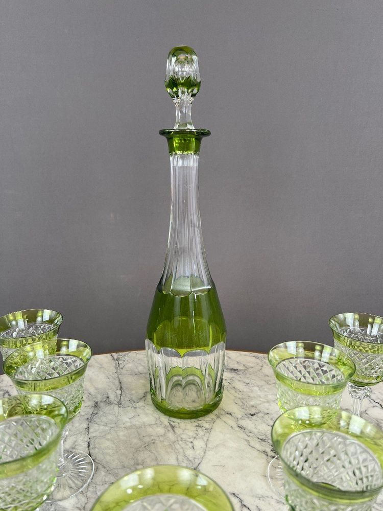 Crystal Liqueur Set 11 Glasses and 1 Carafe