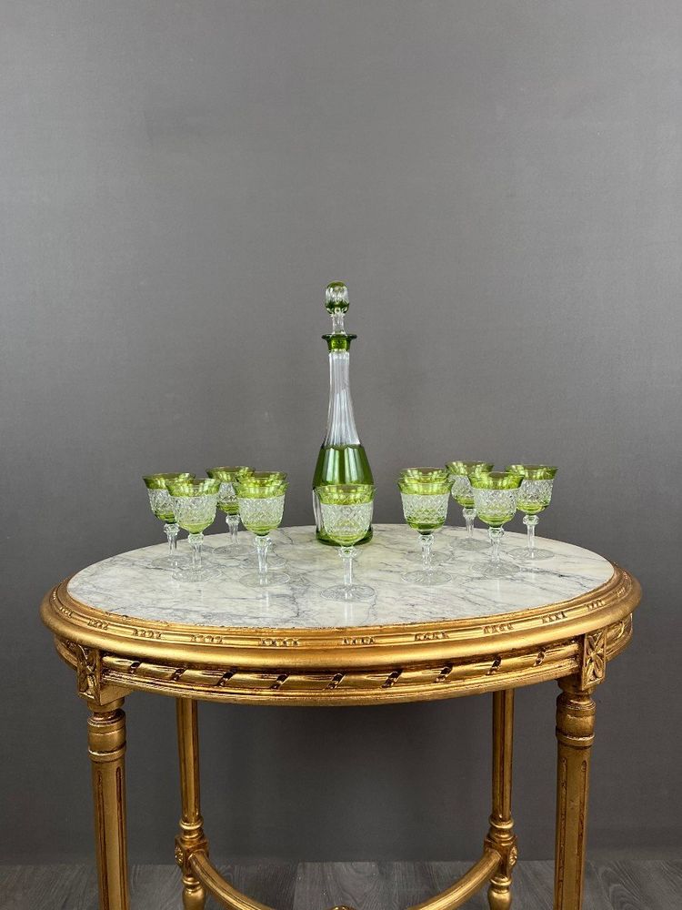 Crystal Liqueur Set 11 Glasses and 1 Carafe