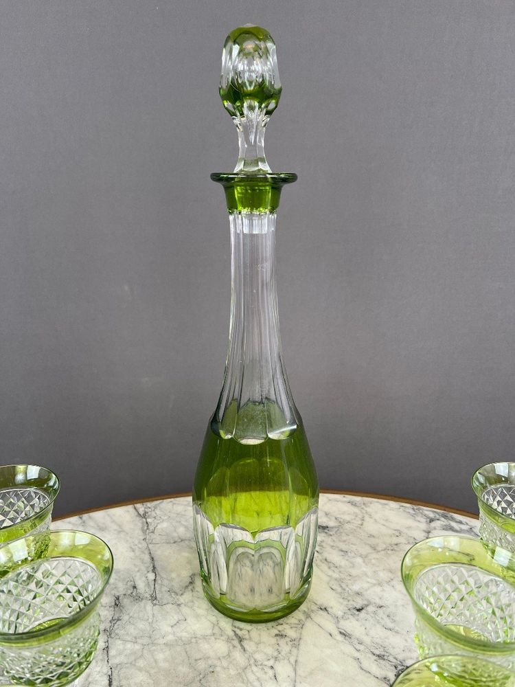 Crystal Liqueur Set 11 Glasses and 1 Carafe