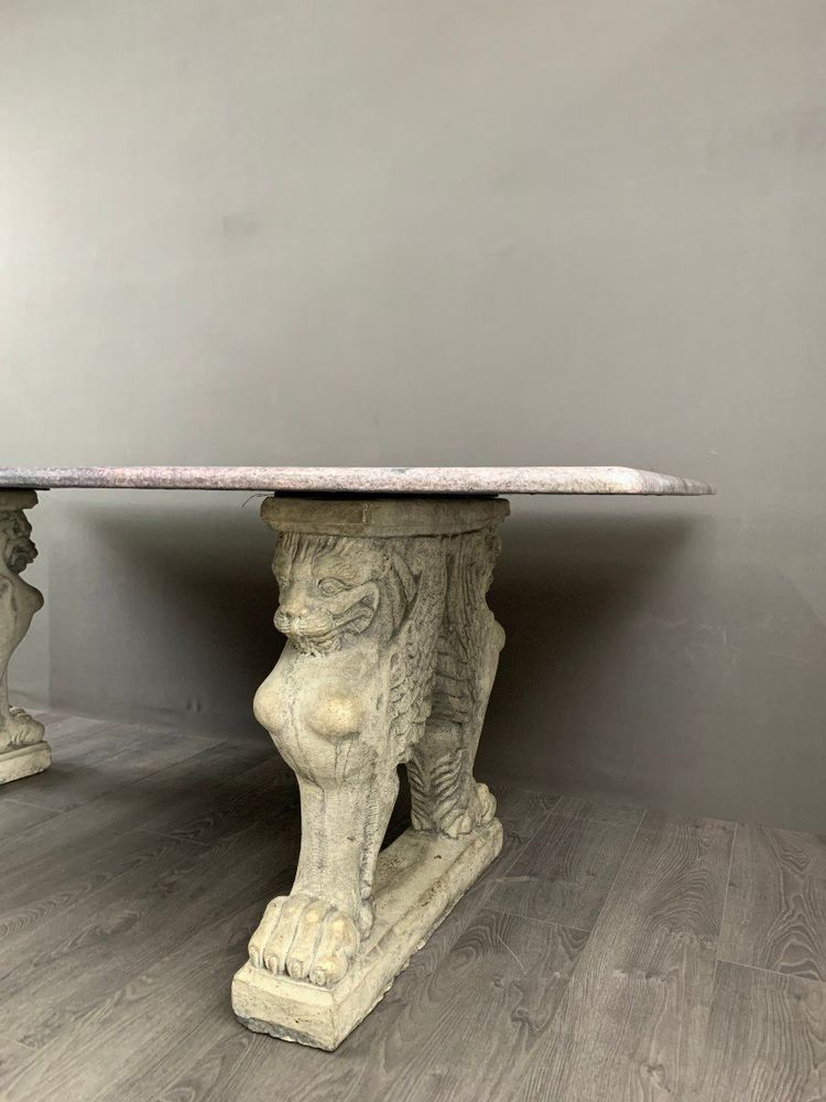 20th Century Marble Dining Table or Desk