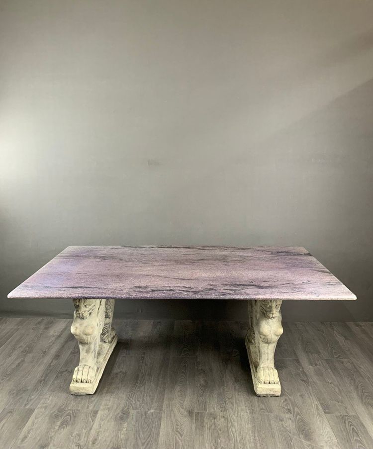 20th Century Marble Dining Table or Desk