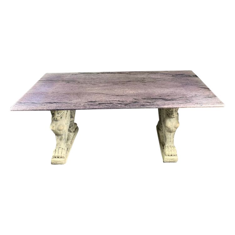20th Century Marble Dining Table or Desk