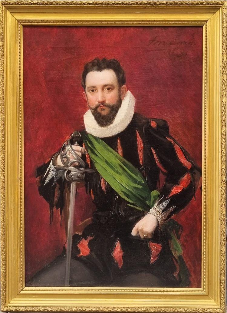 François Maurice LARD - Portrait of the actor Raphaël Duflos as Ruy Blas