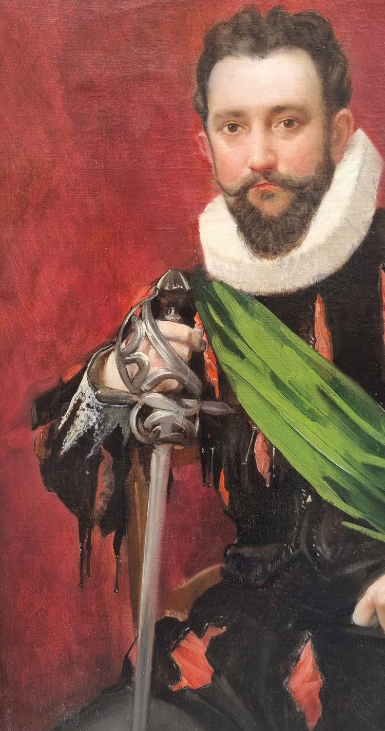 François Maurice LARD - Portrait of the actor Raphaël Duflos as Ruy Blas