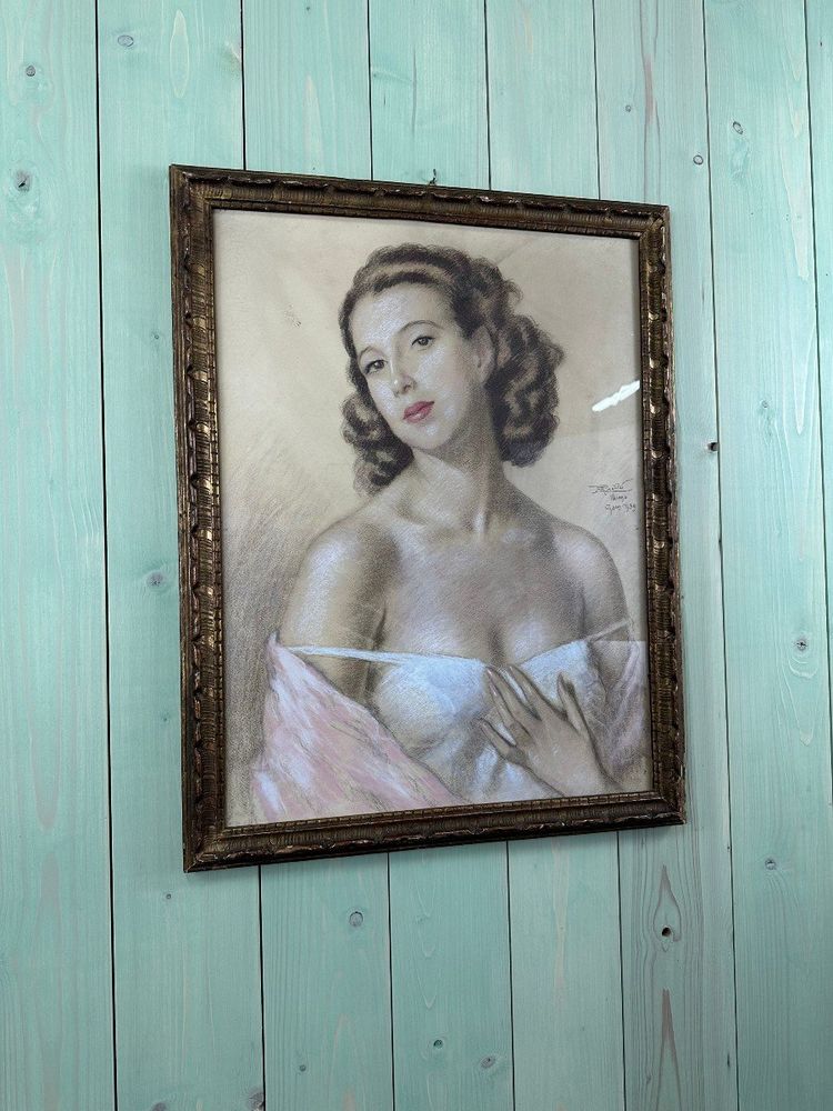 Female Portrait Pastel 1939
