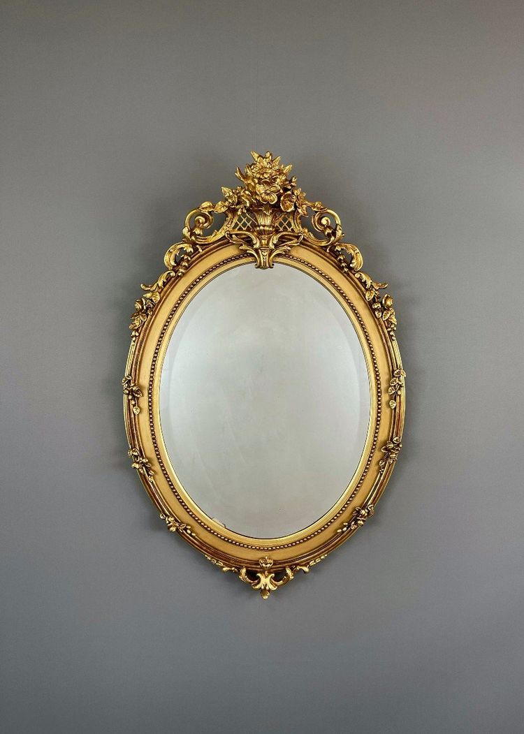 Miroir Doré Napoléon III XIXe Siècle