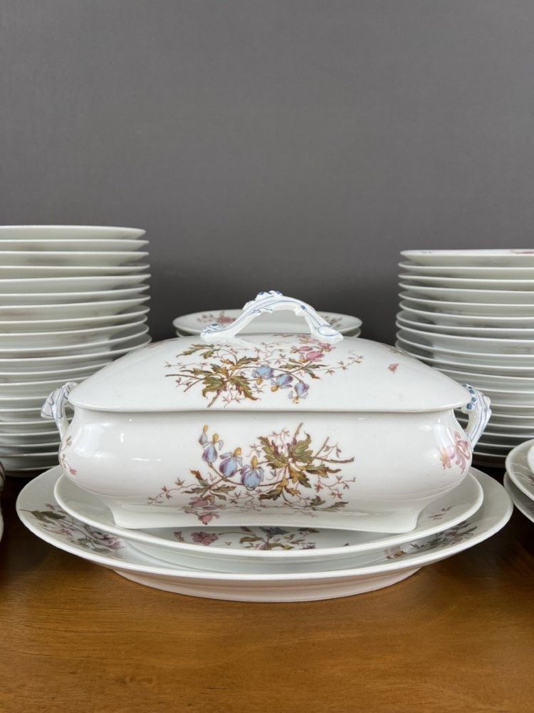Service De Table En Porcelaine William Guérin & Co Fin XIXe Siècle