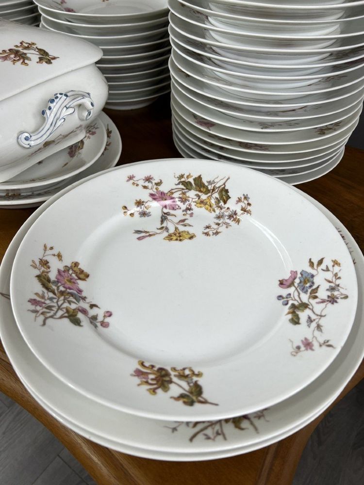 Service De Table En Porcelaine William Guérin & Co Fin XIXe Siècle