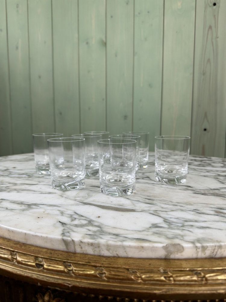 Set di bicchieri da cocktail Daum France del XX secolo