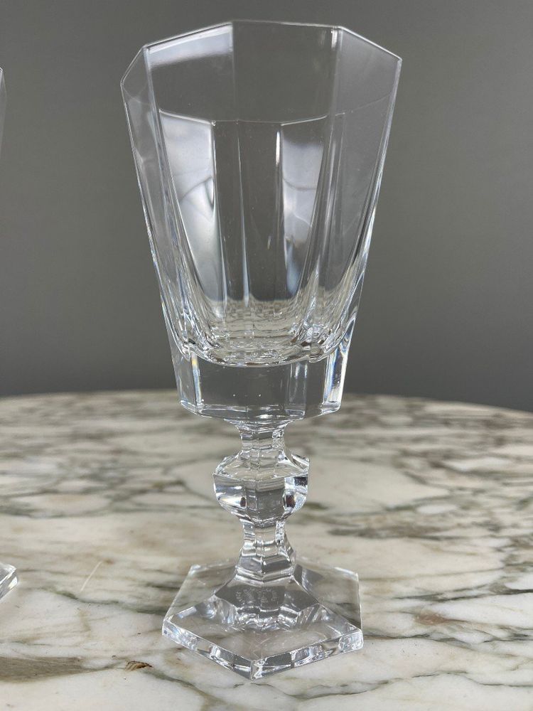 Ensemble De Verres En Cristal De Sèvres 33 Pièces