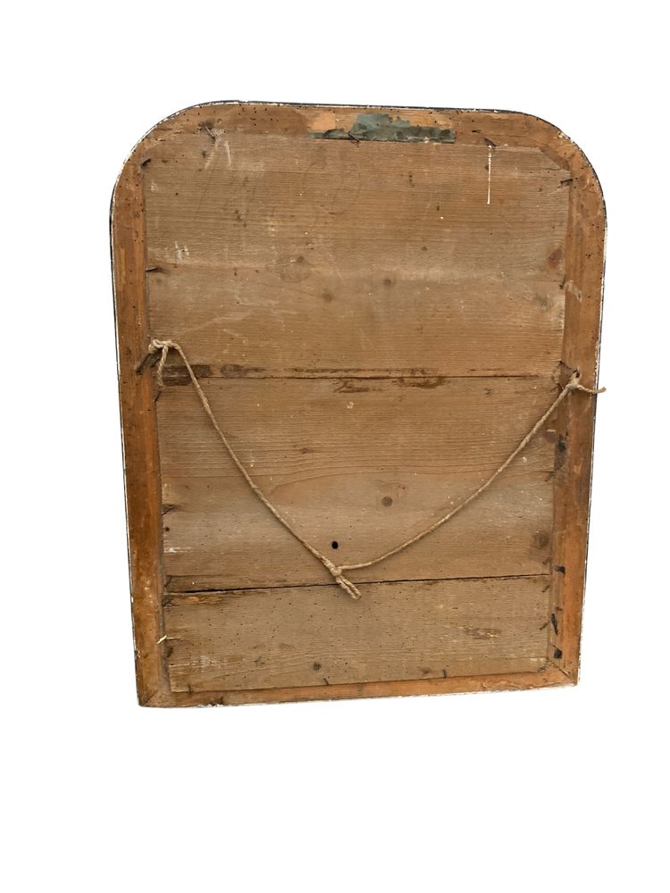 19th century Louis Philippe mirror in painted wood - 50cm x 62cm