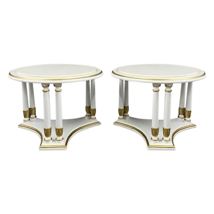 Paire De Tables D’appoint Style Néoclassique XXe Siècle