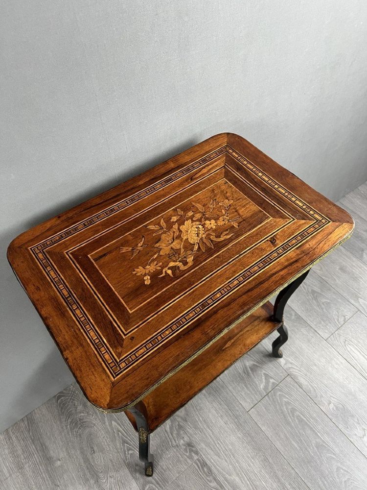 Table D’appoint à Bijoux De Style Napoléon III XIXe Siècle