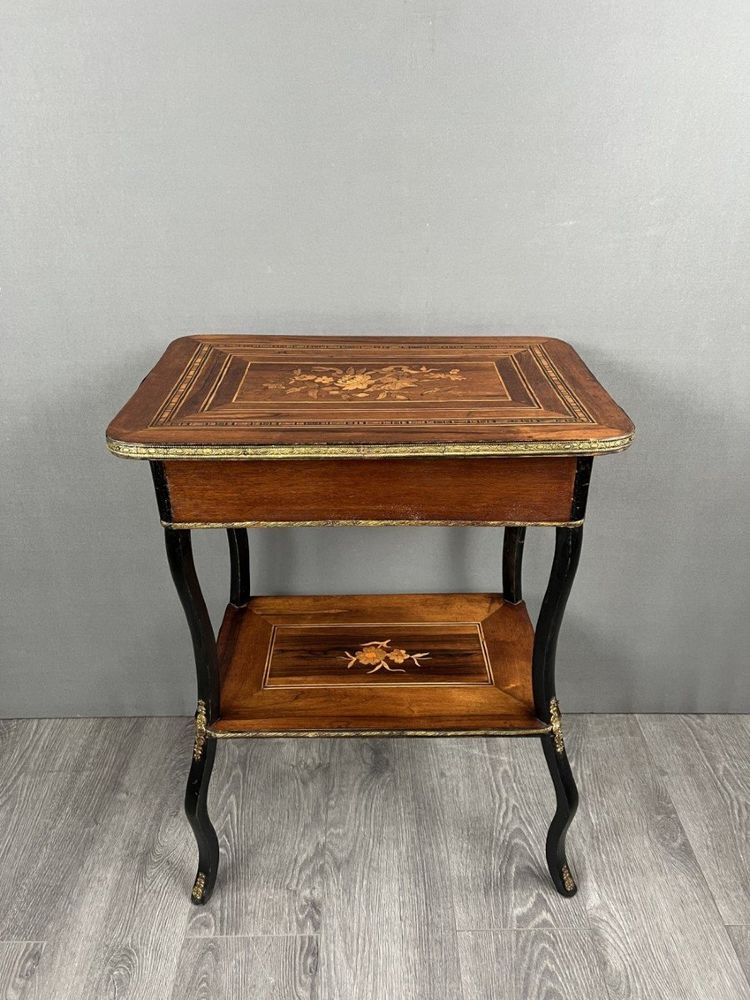 Table D’appoint à Bijoux De Style Napoléon III XIXe Siècle