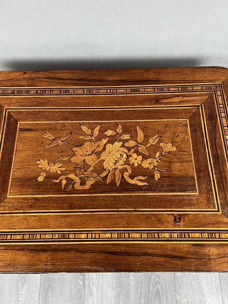 Table D’appoint à Bijoux De Style Napoléon III XIXe Siècle