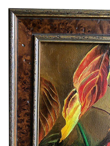 Bijn, oil on canvas. Still life XXth, signed and dated 6.98