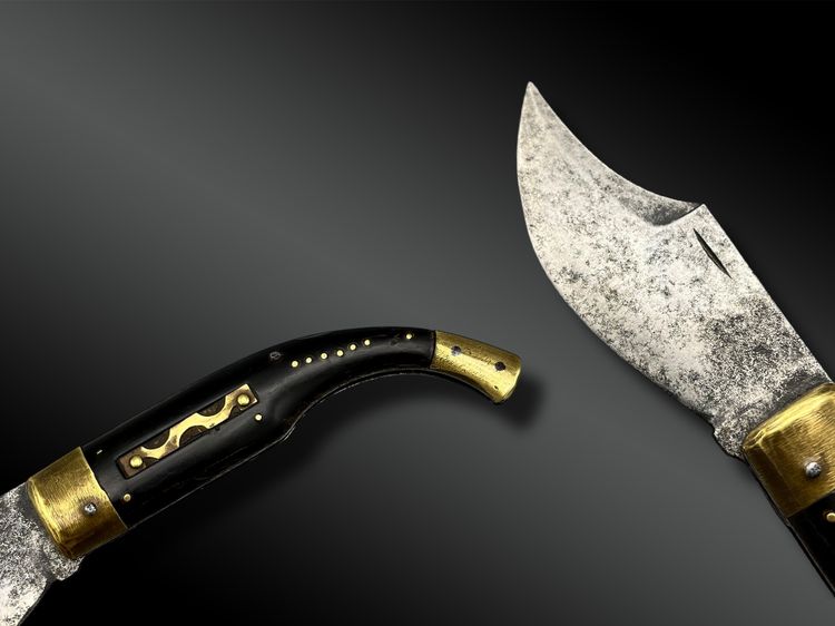 Folding knife called Navaja - Spain - 19th century