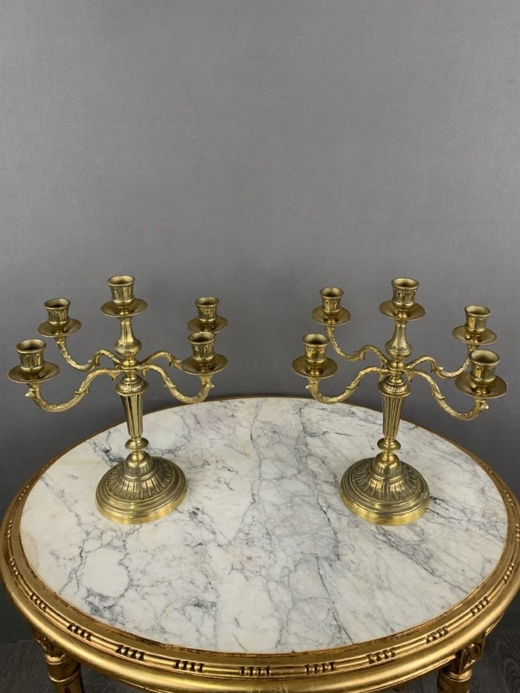 Candelabri in bronzo del XIX secolo