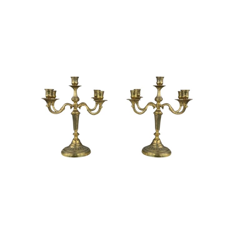 Candelabri in bronzo del XIX secolo