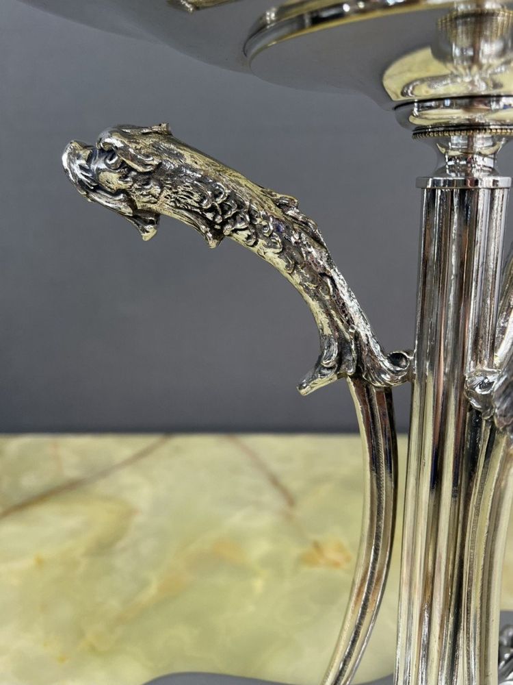 Coupe En Cristal De Baccarat Et Métal Argenté XIXe Siècle