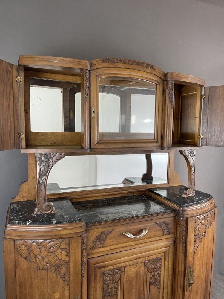 Buffet Art Nouveau De La Première Moitié Du XXe