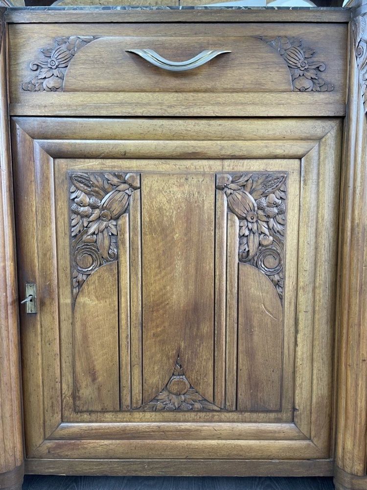 Buffet Art Nouveau De La Première Moitié Du XXe